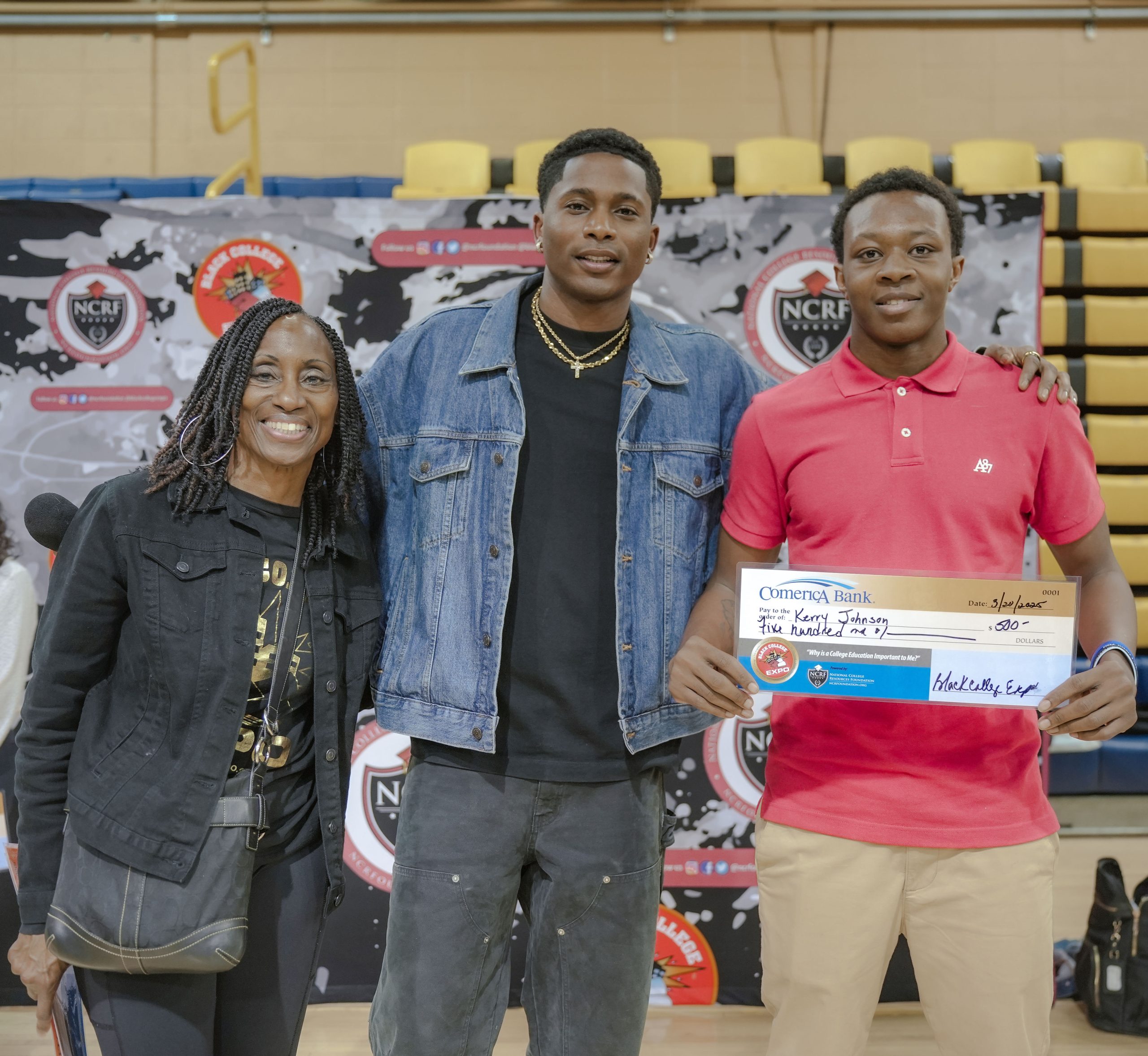 DaVinchi with Scholarship Recipient - NC '25
